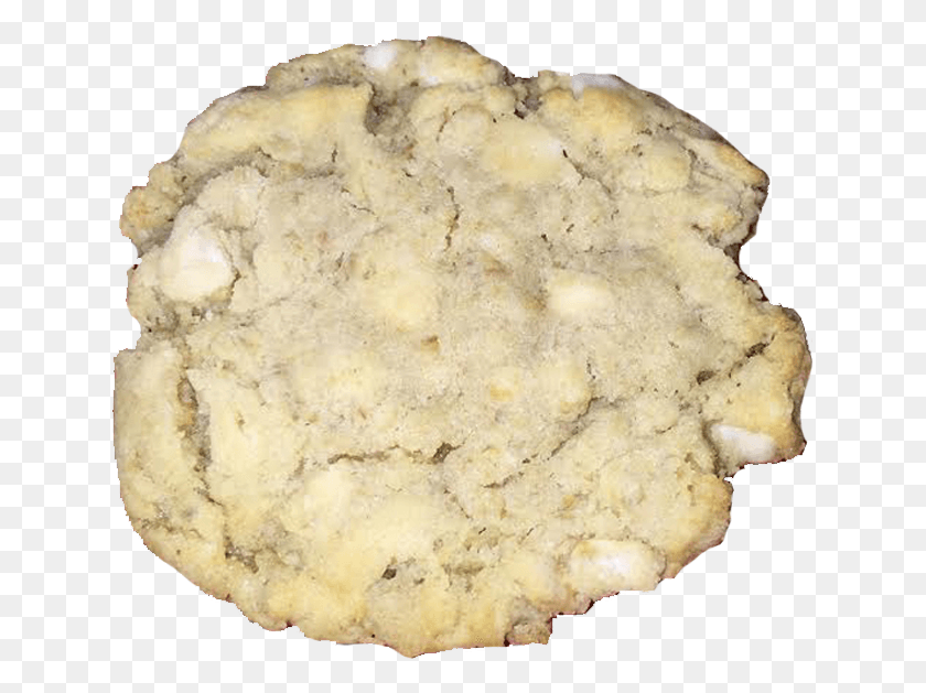 639x569 Oatmeal White Chocolate Chip Cookies Peanut Butter Cookie, Rock, Bread, Food HD PNG Download