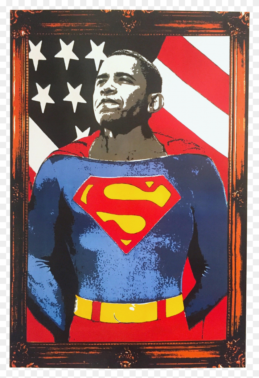 2066x3088 Obama Poster Maker Superman Christopher Reeve Poster HD PNG Download