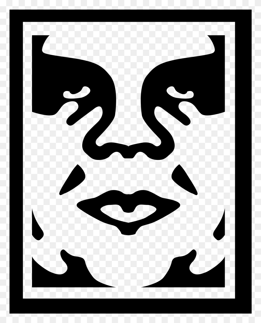 1743x2191 Obey The Giant Logo Transparent Andre The Giant Sticker Obey, Gray, World Of Warcraft HD PNG Download