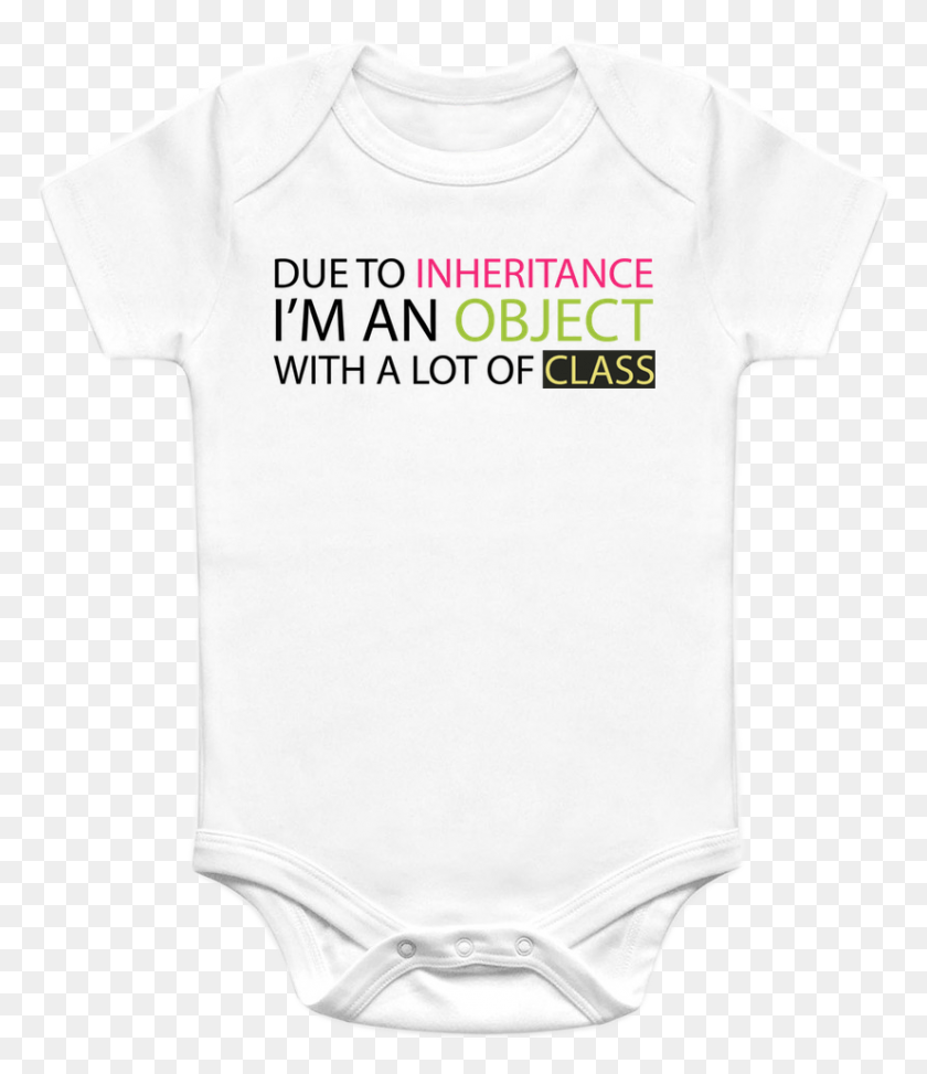 826x967 Object Oriented Baby Onesie Active Shirt, Clothing, Apparel, T-shirt HD PNG Download