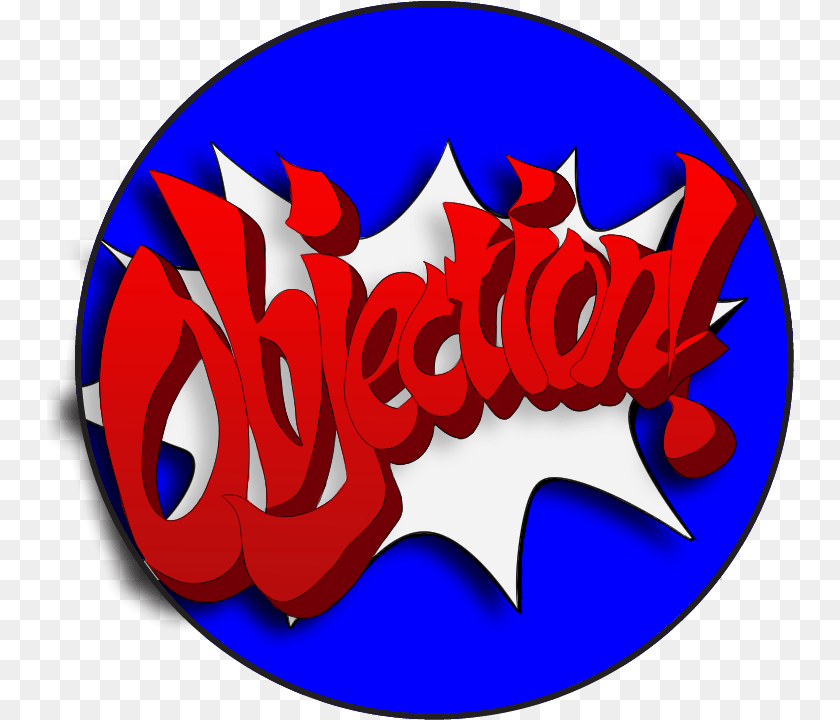 Objection Phoenix Wright Objection Mobile, Logo PNG