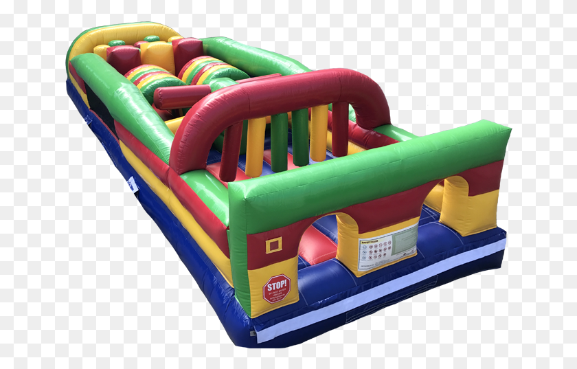 652x477 Obstacle Courses Inflatable, Crib, Furniture, Slide HD PNG Download