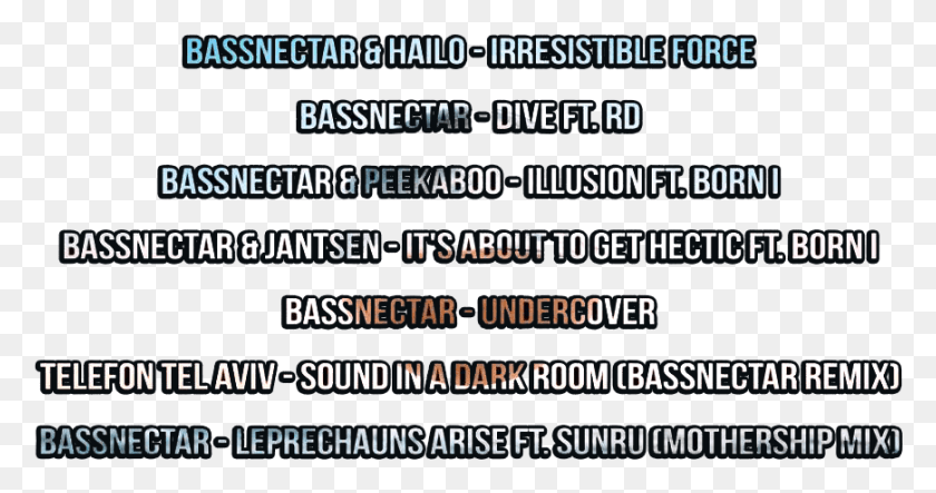 870x428 Obviously You Guys Know Bassnectar Is A True Underground Printing, Text, Word, Flyer HD PNG Download