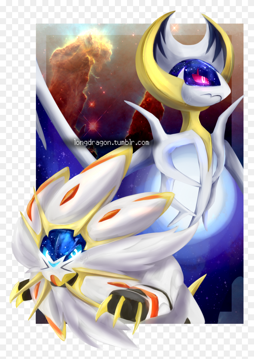1317x1905 Oc Arti Finally Finished My Drawing Of Solgaleo And Pillars Of Creation, Graphics, Helmet HD PNG Download