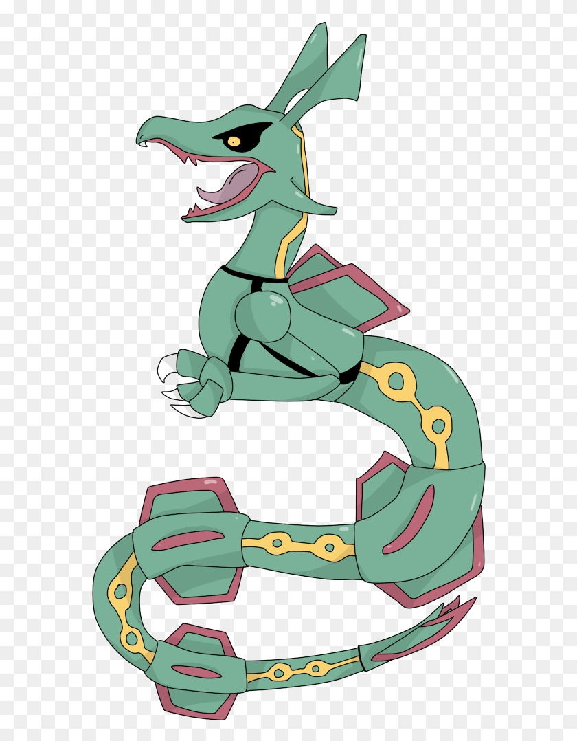 574x1018 Oc Artrayquaza De Dibujos Animados, Animal, Estatua Hd Png