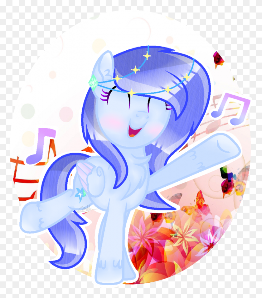 821x940 Oc Crystal Lily Танцует И Поет Amazing Grace, Графика, Цветочный Дизайн Hd Png Скачать