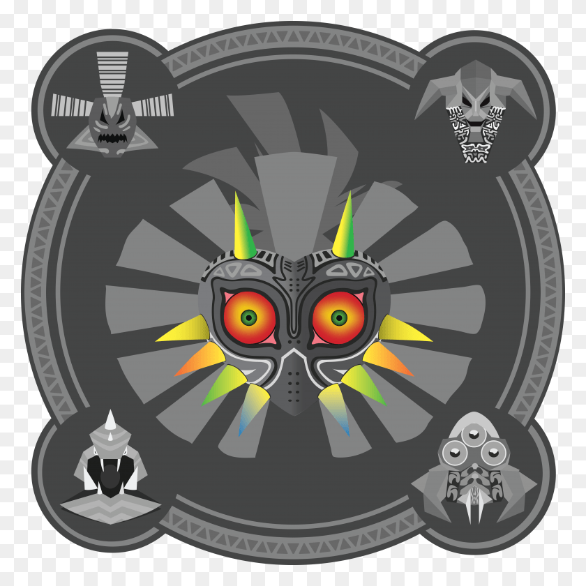 7976x7976 Oc Majora And The Four, Machine, Graphics HD PNG Download