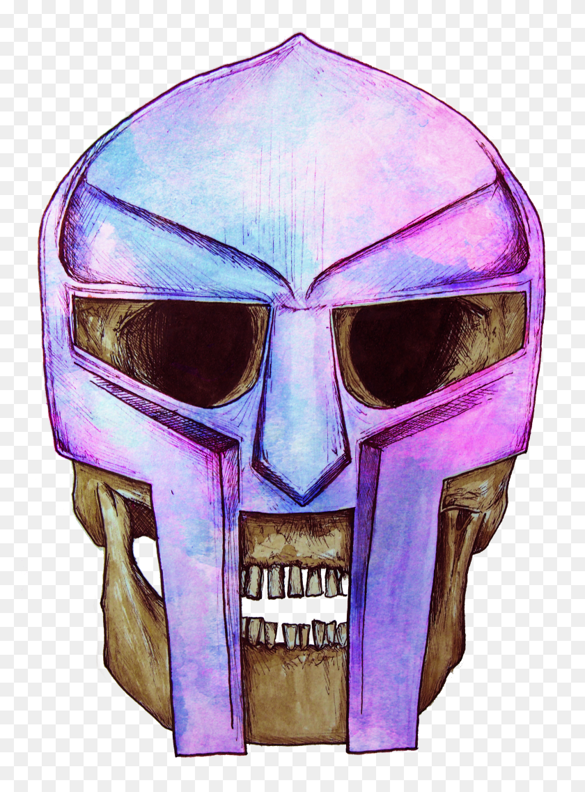 2402x3319 Oc Mf Doom Mask With Skull Mf Doom Mask HD PNG Download