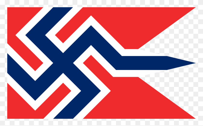 1350x800 Oca Statewar Version Of The Alternate Facist Norway Old Norwegian Flag, Symbol, Envelope, First Aid HD PNG Download