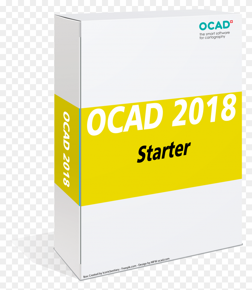 2642x3066 Ocad 2019 Starter Edition Box, Еда, Этикетка, Текст, Hd Png Скачать