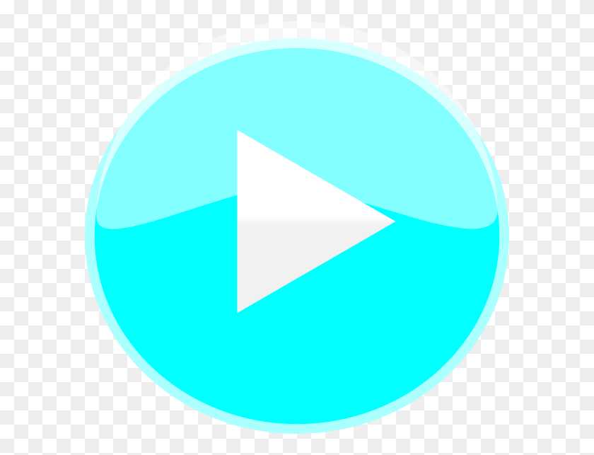 600x583 Ocean Blue Play Icon Svg Clip Arts 600 X 583 Px, Tape, Text, Logo HD PNG Download