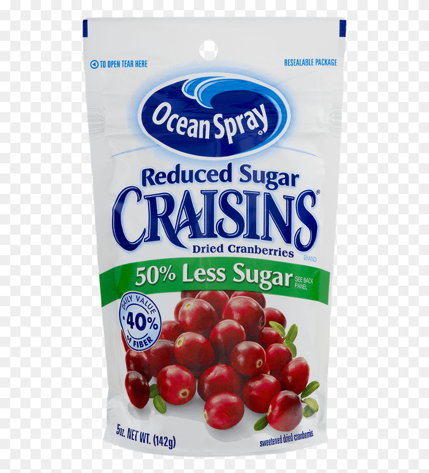 519x867 Ocean Spray Craisins Dried Cranberries Reduced Sugar Ocean Spray Cranberry, Plant, Food, Fruit HD PNG Download