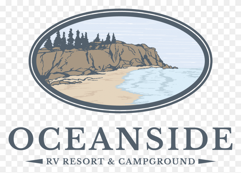 1203x836 Descargar Png Oceanside Logo Oceanside Rv Park En Charleston Oregon, Shoreline, Agua, Mar Hd Png