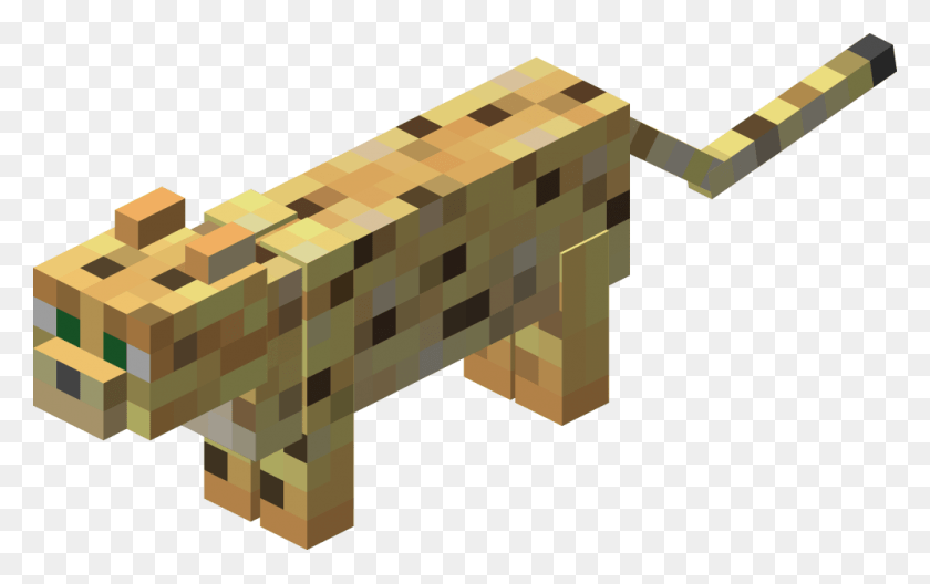 1000x600 Ocelot Cat Minecraft, Toy, Wood, Plywood HD PNG Download