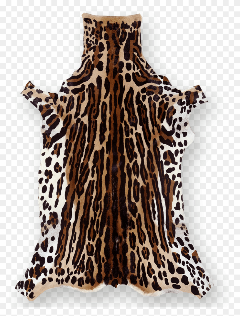 801x1074 Ocelot Skin Cm Decorative Skins Products Pattern, Giraffe, Wildlife, Mammal HD PNG Download