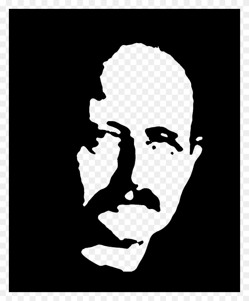 1079x1325 Oct 2009 Illustration, Stencil, Face, Person HD PNG Download