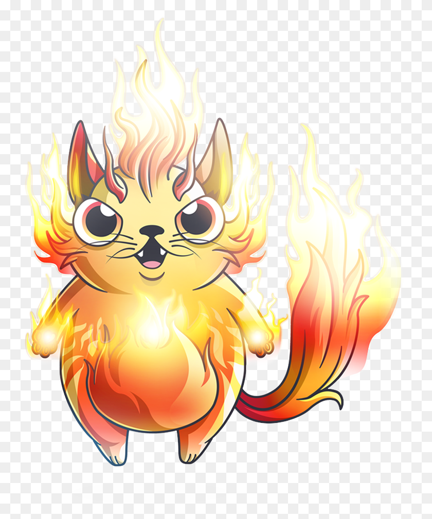 745x950 Oct Illustration, Fire, Bonfire, Flame HD PNG Download
