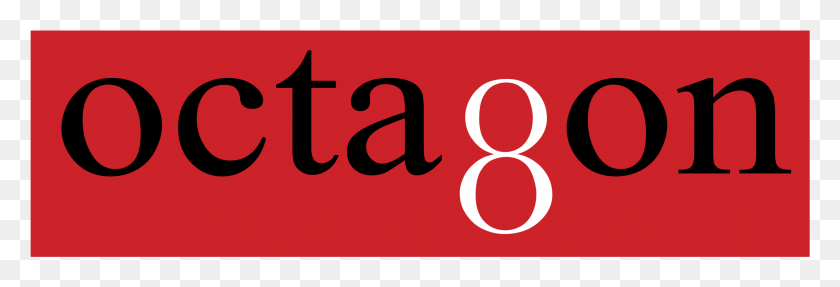 2191x639 Octagon Logo Transparent Sign, Number, Symbol, Text HD PNG Download