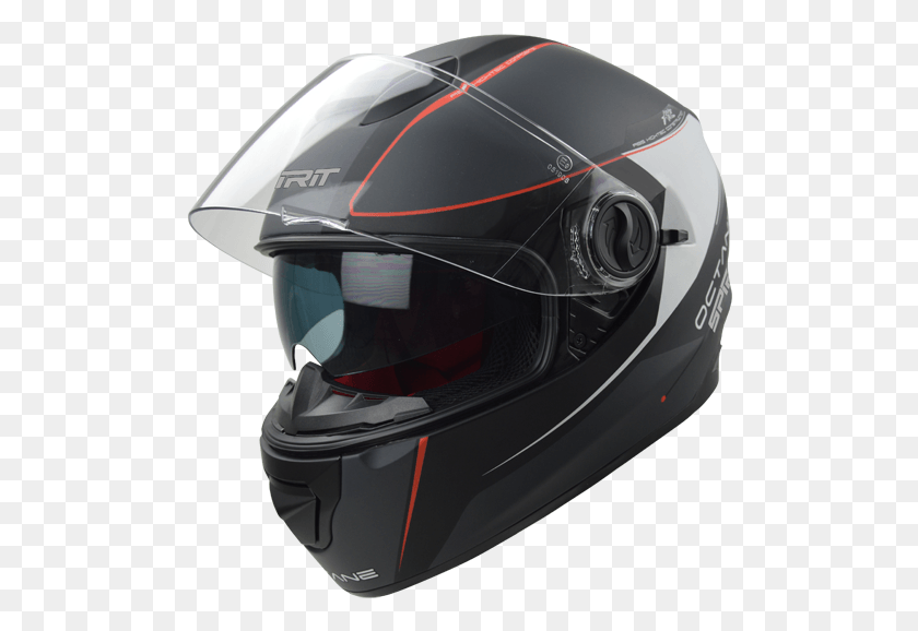 500x518 Octane Motorcycle Helmet, Clothing, Apparel, Crash Helmet HD PNG Download