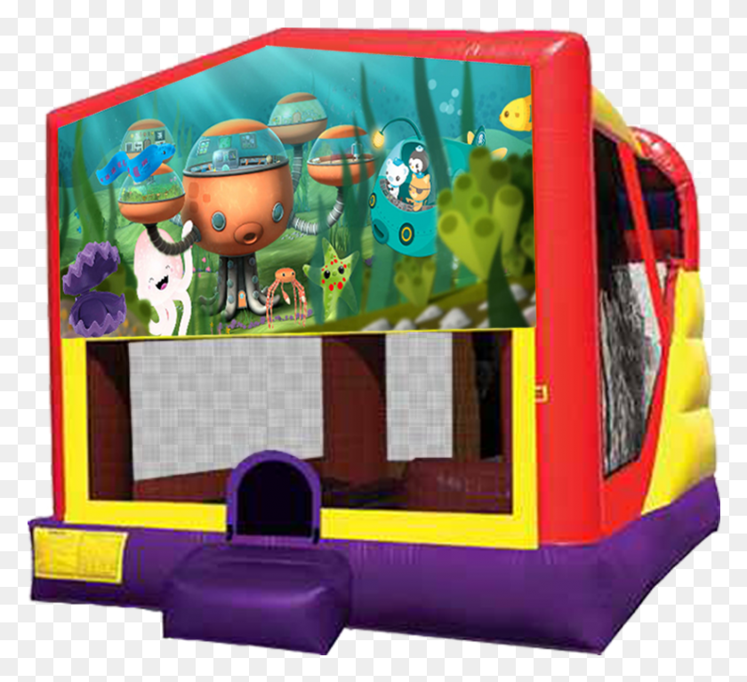 821x745 Octonauts 4 In 1 Combo Rentals In Austin Texas By Austin Trolls Bounce House, Toy, Inflatable, Play Area HD PNG Download