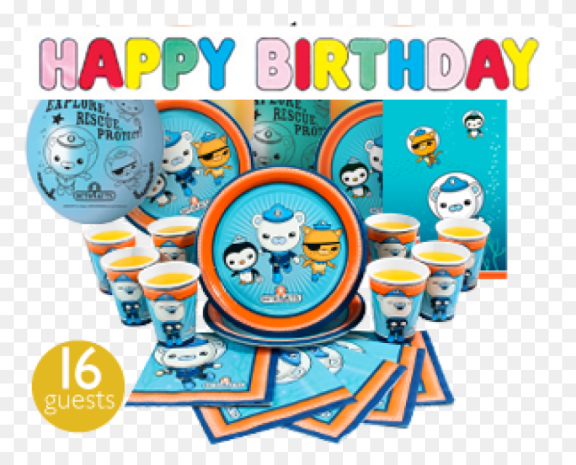801x636 Descargar Png Octonauts Ultimate Party Kit 16 Invitados De Dibujos Animados, Flyer, Cartel, Papel Hd Png