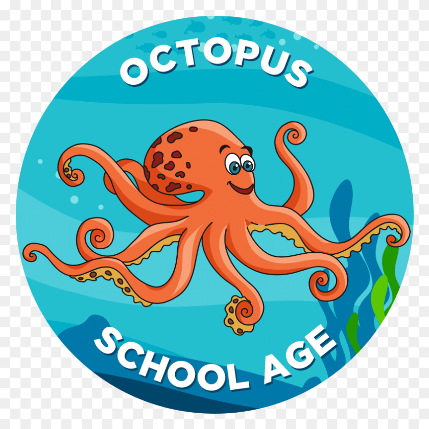 785x785 Octopus Clipart Student Octopus Swimming Clipart, Invertebrate, Animal, Sea Life HD PNG Download