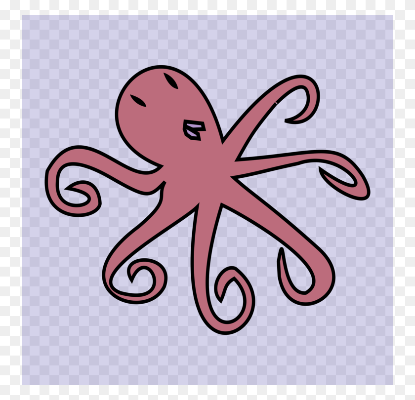 750x750 Descargar Png Octopus Email Cefalópodo Libro De Dibujos Animados Pulpo, Invertebrado, Vida Marina, Animal Hd Png