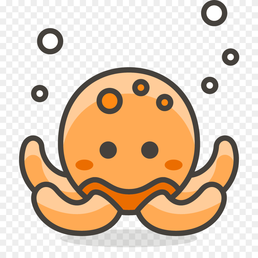 1920x1920 Octopus Emoji Clipart, Food, Animal, Crab, Invertebrate Transparent PNG