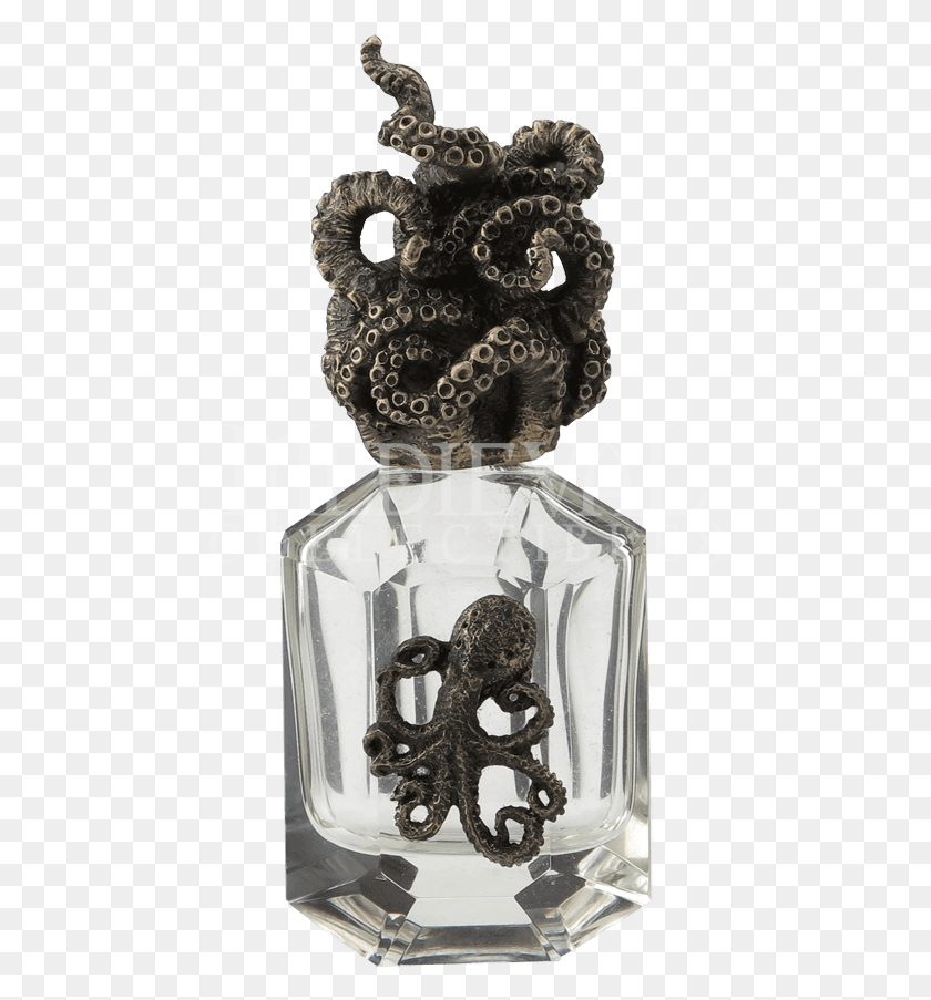 462x843 Octopus Perfume Bottle, Jar, Glass, Crystal HD PNG Download