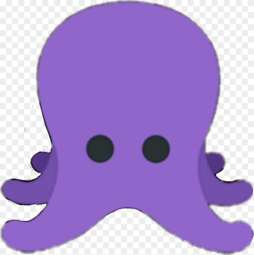 Octopus Purple Octopus Emoji Cute, Clothing, Hardhat, Helmet Clipart PNG