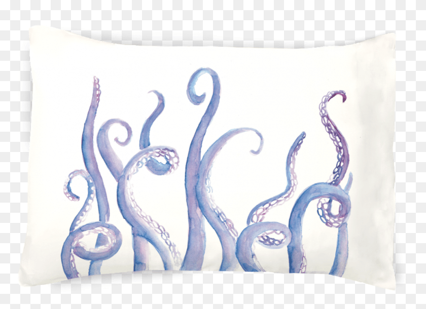 964x680 Octopus Raise The Roof Pillowcase Cushion, Pillow, Doodle HD PNG Download