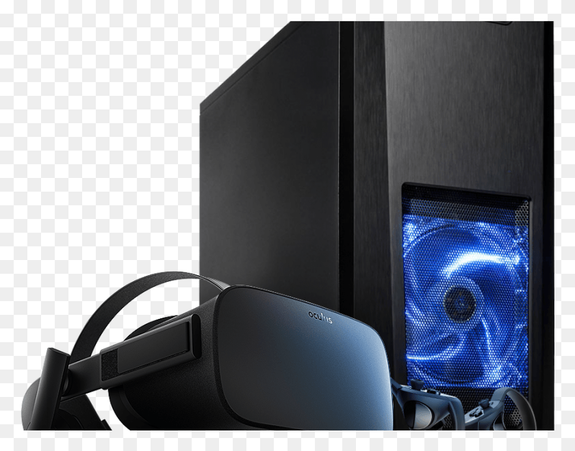 879x676 Ocuk Gaming Optic Special Edition Gaming Pc With Oculus Vr Gaming Pc, Monitor, Screen, Electronics HD PNG Download