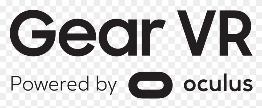 839x309 Descargar Png Oculus Samsung Gear Vr Game Icon Logo Oculus Gear Vr Logo, Word, Texto, Alfabeto Hd Png