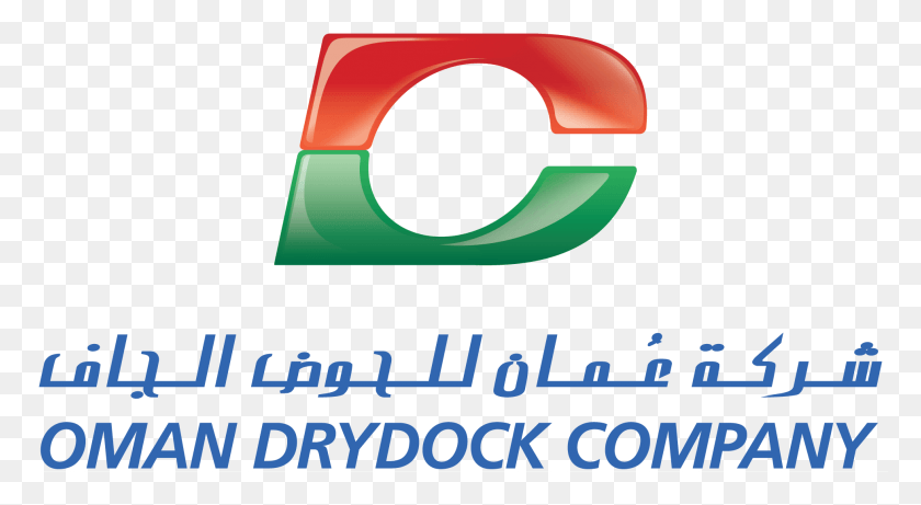 1963x1011 Descargar Pngodc Vertical Logo Transparnet Background Oman Drydock Company Logo, Texto, Alfabeto, Número Hd Png