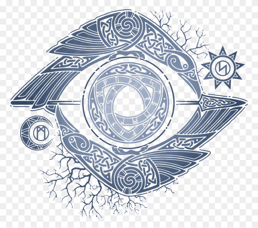 899x785 Odins Eye, Doodle HD PNG Download
