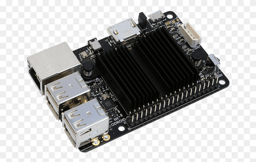 668x472 Odroid C2 Против Raspberry Pi Большой Радиатор Raspberry Pi, Электроника, Оборудование, Пианино Png Скачать
