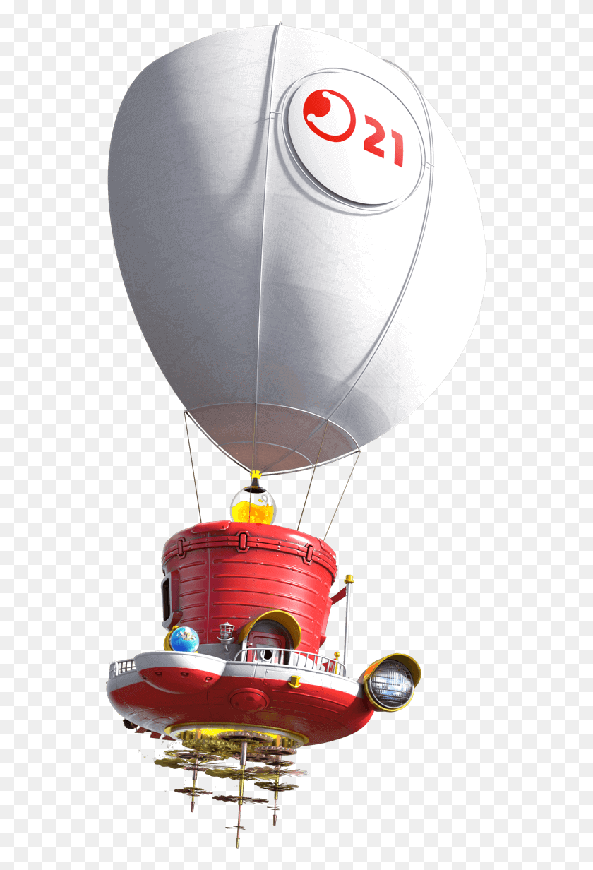 540x1172 Odyssey Super Mario Odyssey Airship, Lamp, Hot Air Balloon, Aircraft HD PNG Download
