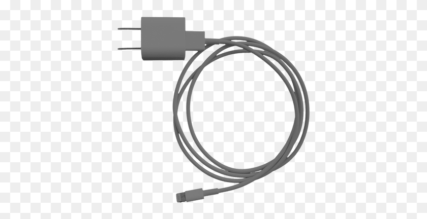 384x372 Oem Apple Iphone Lightning Cable Usb Cable, Adapter HD PNG Download