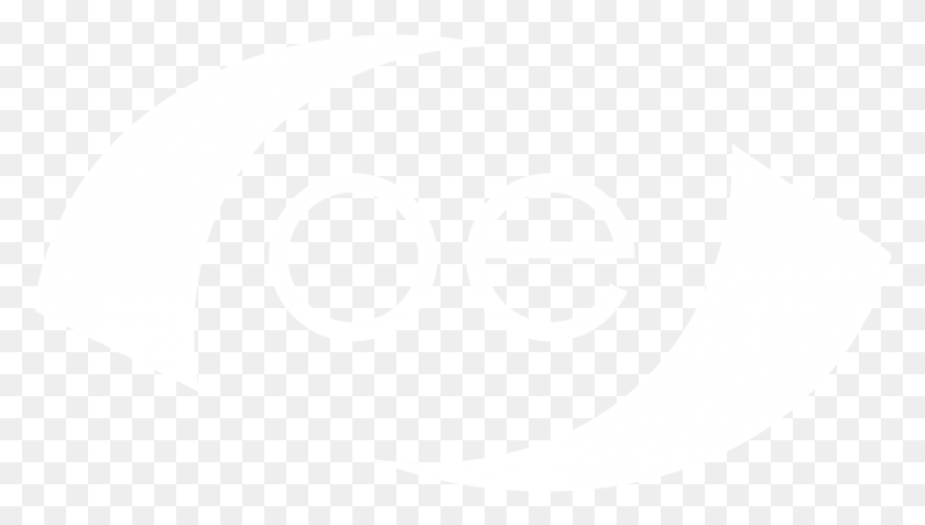 1652x885 Oes Eye Logo Hi Res White Circle, Symbol, Trademark, Text HD PNG Download
