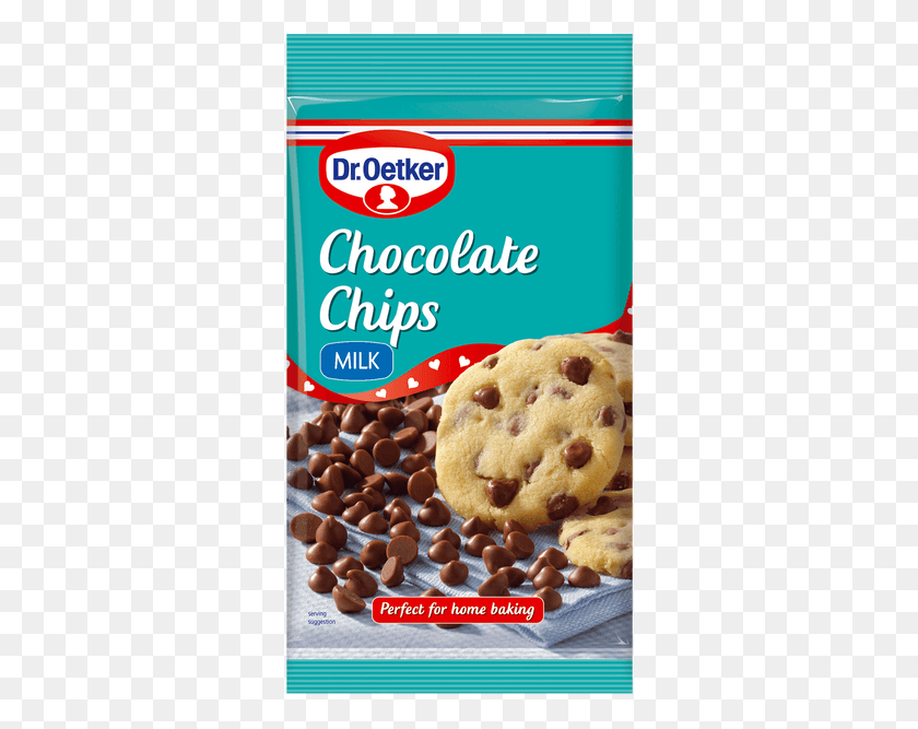 323x607 Oetker Milk Chocolate Chips Have A Rich Creamy Flavour Dr Oetker Chocolate Chips, Food, Plant, Nut HD PNG Download