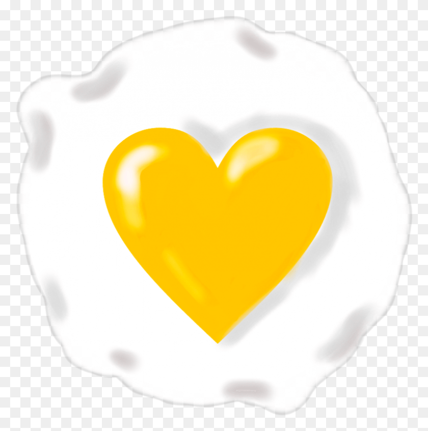 795x802 Oeuf Coeur Dubrootsgirlcreation Sunnysideup Heart, Sweets, Food, Confectionery HD PNG Download