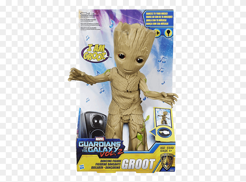 380x562 Of Baby Groot Dancing Figure, Person, Human, Advertisement HD PNG Download