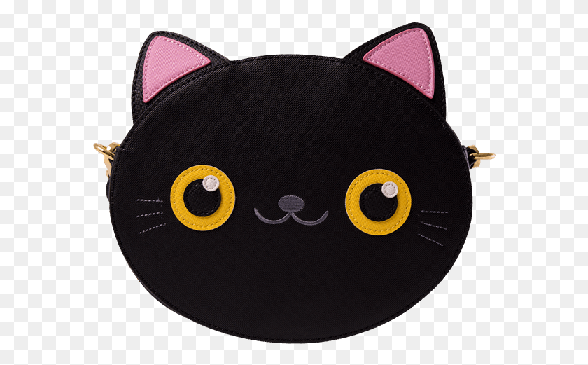 576x461 Of Black Cat Face Cartoon, Cushion, Pillow, Baseball Cap HD PNG Download