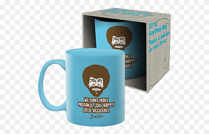 537x478 Of Bob Ross, Coffee Cup, Cup, Box HD PNG Download