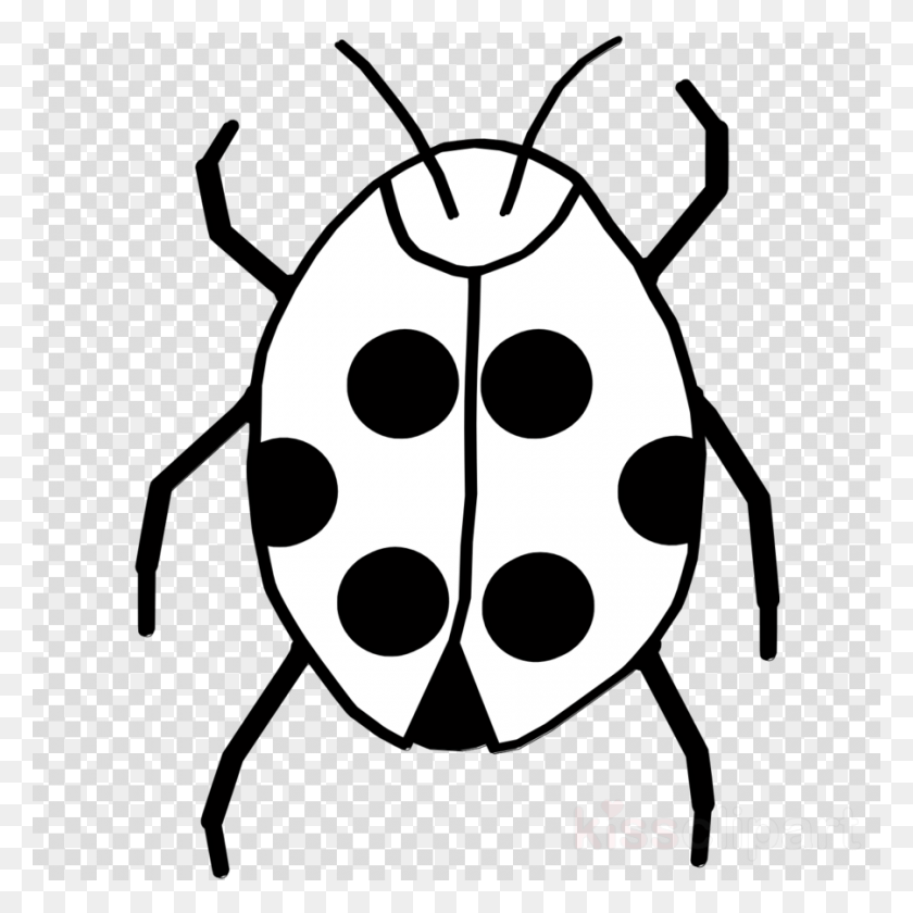 900x900 Of Bug Black And White Clipart Beetle Clip Amazing Spider Man, Texture, Polka Dot, Stencil HD PNG Download