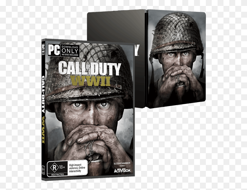562x585 Of Call Of Duty Ww2 Metal Case, Call Of Duty, Person, Human HD PNG Download