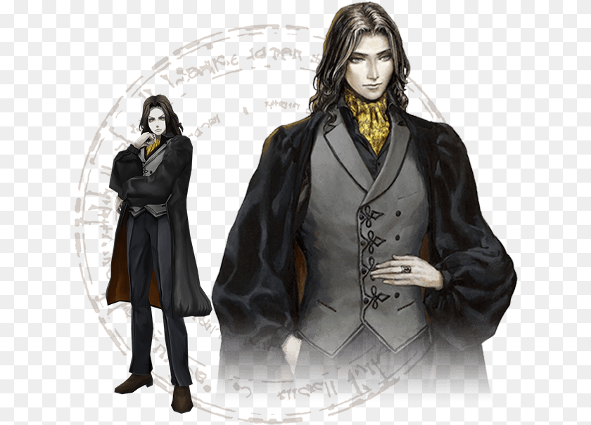 631x605 Of Castlevania Grimoire Of Souls, Clothing, Coat, Fashion, Jacket Sticker PNG