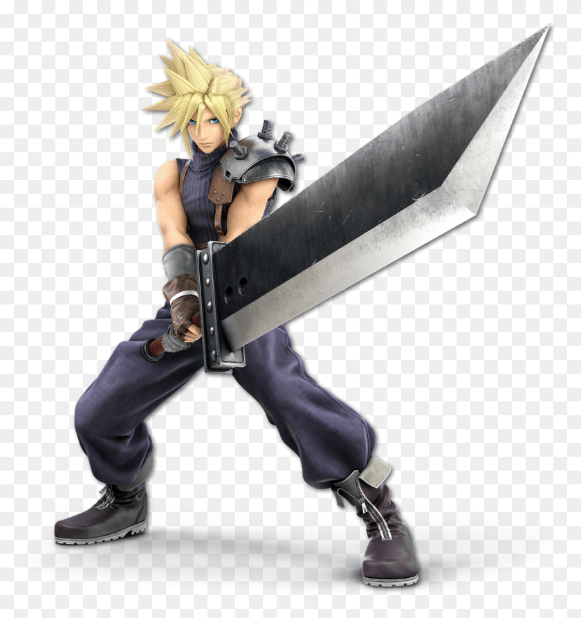 1280x1368 Of Cloud Smash Bros Ultimate, Person, Human, Axe HD PNG Download
