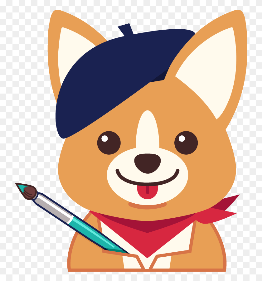 747x841 Of Course The Reddit Proposal Couple Made A Corgi Themed Corgi Face Easy Drawing, Label, Text, Graphics HD PNG Download