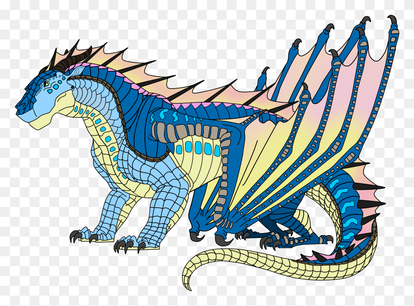 5198x3739 Of Dragon Art Wings Of Fire Mudwing Seawing Hybrids, Horse, Mammal, Animal HD PNG Download